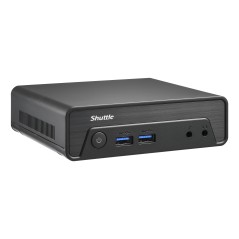 Shuttle Nano PC NE10N 06L - Compact Black N100 Intel SoC Mini PC for Ultimate Performance